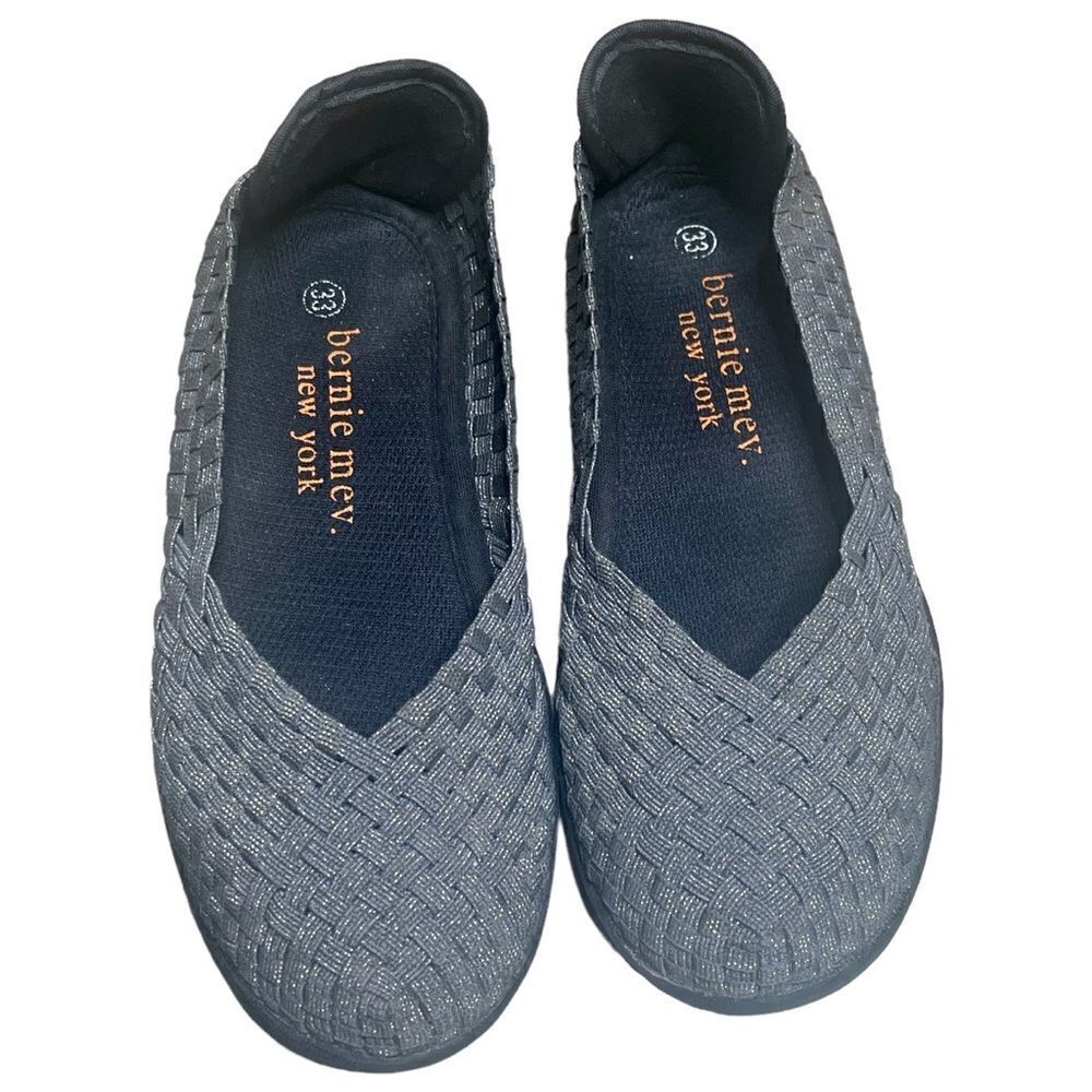 Bernie Mev Girls Catwalk Woven Ballet Flats Shoes Size 33 EU 1.5/2 US Youth